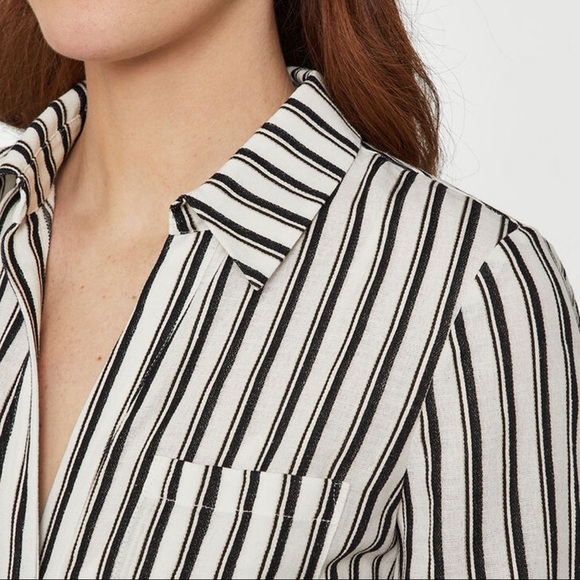 BCBGMaxAzria Striped Shirt Dress - new - Picture 3 of 7